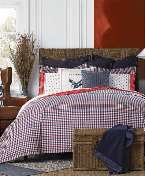 tommy hilfiger plaid comforter|tommy hilfiger denim comforter twin.